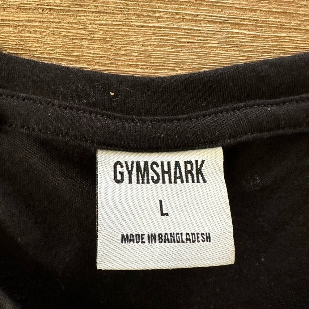 Gym Shark black We Lift the City tank Houston, sz L - Picture 4 of 4